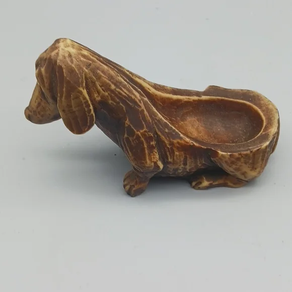 Vintage Dachshund Figurine Pipe Holder - Picture 1 of 8